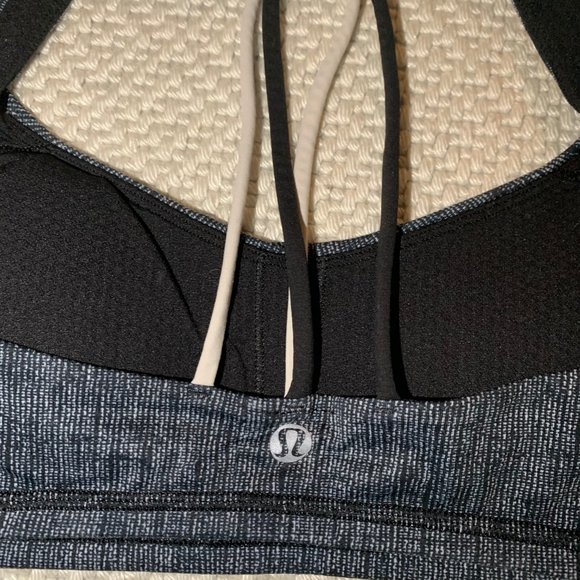 Tri Coloured Lulu Lemon Sports Bra - Picture 4 of 4